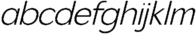 Gradvis Extra Light Italic otf (200) FONT