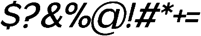 Gradvis-Italic otf (400) Font OTHER CHARS