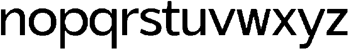 Gradvis-Regular otf (400) Font LOWERCASE