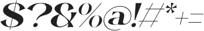 Gradzy Italic otf (400) Font OTHER CHARS