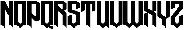 Graen Metal Regular otf (400) Font LOWERCASE