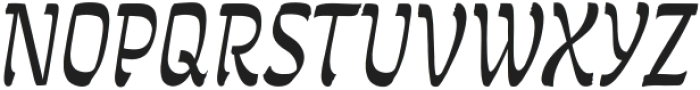 Grafema LC 85 Fill Italic otf (400) Font UPPERCASE