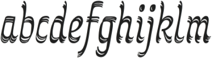 Grafema LC 85 Italic otf (400) Font LOWERCASE