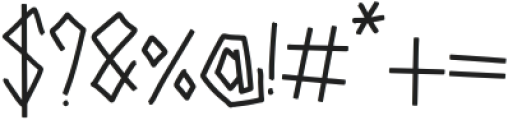Graffikid otf (400) Font OTHER CHARS