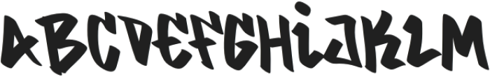 Graffiti Blaze Regular otf (400) Font UPPERCASE