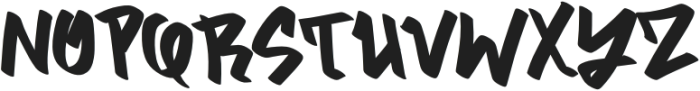 Graffiti Blaze Regular otf (400) Font UPPERCASE