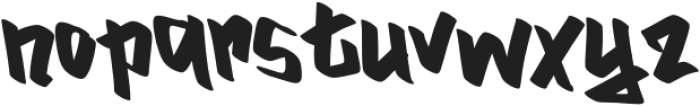 Graffiti Blaze Regular otf (400) Font LOWERCASE