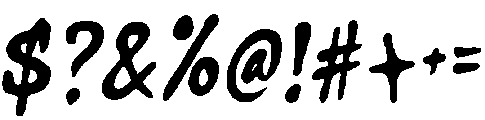 Graffiti Tagline Regular otf (400) Font OTHER CHARS