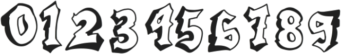 Graffiti stroke ttf (400) Font OTHER CHARS