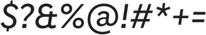 Grafical Regular Italic otf (400) Font OTHER CHARS