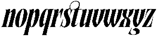 Grafistye Italic otf (400) Font LOWERCASE