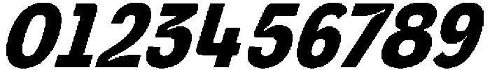 Graftyne Bold Condensed Italic otf (700) Font OTHER CHARS