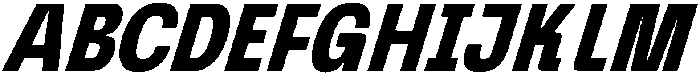 Graftyne Bold Condensed Italic otf (700) Font