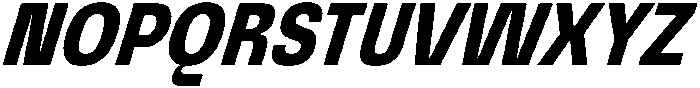 Graftyne Bold Condensed Italic otf (700) Font UPPERCASE