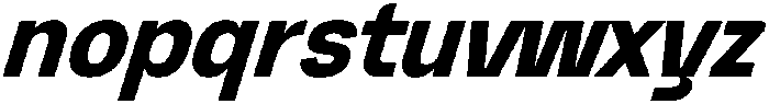 Graftyne Bold Condensed Italic otf (700) Font LOWERCASE