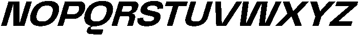 Graftyne Bold Expanded Italic otf (700) Font UPPERCASE