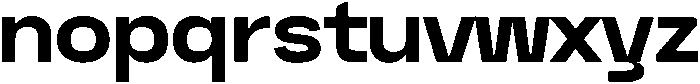 Graftyne Bold Expanded otf (700) Font LOWERCASE