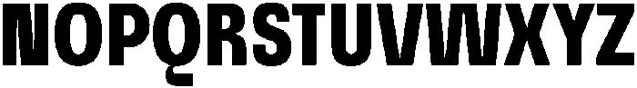 Graftyne Bold Ext Cond otf (700) Font UPPERCASE