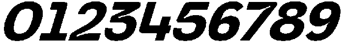 Graftyne Bold Ext Expan Italic otf (700) Font OTHER CHARS