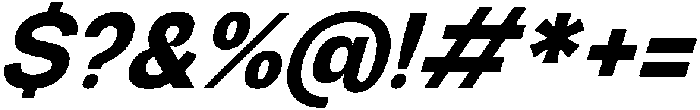 Graftyne Bold Ext Expan Italic otf (700) Font OTHER CHARS