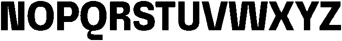 Graftyne Bold Semi Cond otf (700) Font UPPERCASE