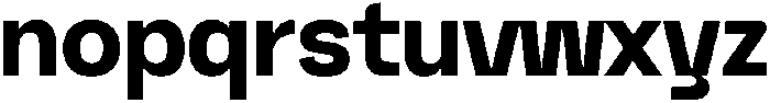Graftyne Bold Semi Cond otf (700) Font LOWERCASE