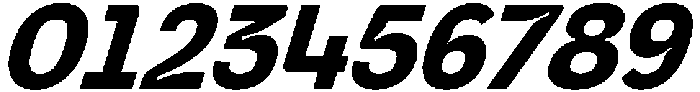 Graftyne Bold Semi Expan Italic otf (700) Font OTHER CHARS