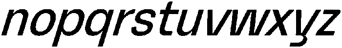 Graftyne Condensed Italic otf (400) Font LOWERCASE