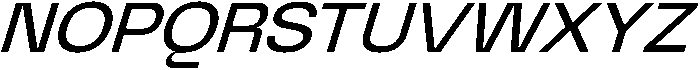 Graftyne Expanded Italic otf (400) Font UPPERCASE