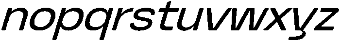 Graftyne Expanded Italic otf (400) Font LOWERCASE