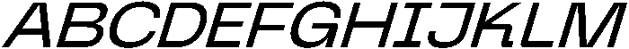 Graftyne Ext Expan Italic otf (400) Font