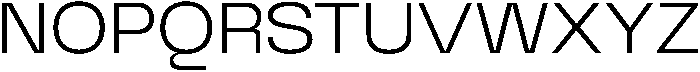 Graftyne Extra Light Expanded otf (200) Font UPPERCASE