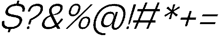 Graftyne Extra Light Ext Cond Italic otf (200) Font OTHER CHARS