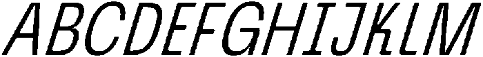 Graftyne Extra Light Ext Cond Italic otf (200) Font UPPERCASE