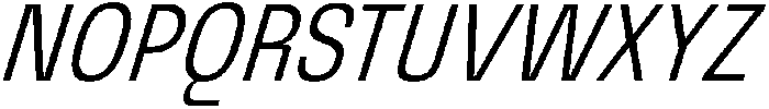 Graftyne Extra Light Ext Cond Italic otf (200) Font UPPERCASE