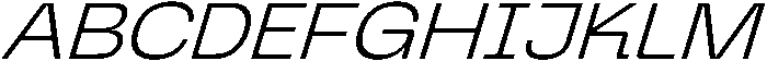 Graftyne Extra Light Ext Expan Italic otf (200) Font