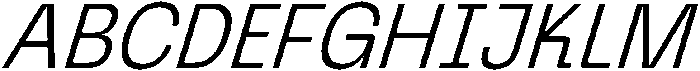 Graftyne Extra Light Semi Cond Italic otf (200) Font