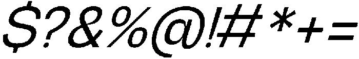 Graftyne Light Condensed Italic otf (300) Font OTHER CHARS