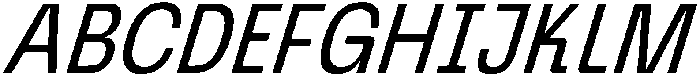 Graftyne Light Condensed Italic otf (300) Font