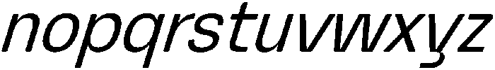 Graftyne Light Condensed Italic otf (300) Font LOWERCASE