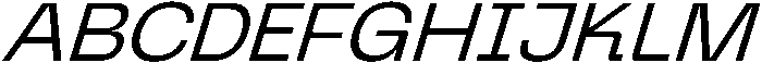 Graftyne Light Expanded Italic otf (300) Font