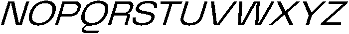 Graftyne Light Expanded Italic otf (300) Font UPPERCASE