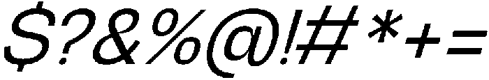 Graftyne Light Ext Cond Italic otf (300) Font OTHER CHARS