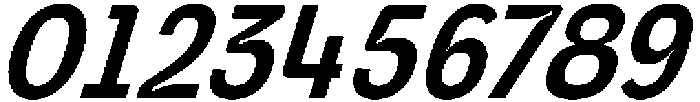 Graftyne Medium Condensed Italic otf (500) Font OTHER CHARS