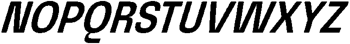 Graftyne Medium Condensed Italic otf (500) Font UPPERCASE