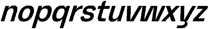 Graftyne Medium Condensed Italic otf (500) Font LOWERCASE