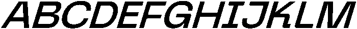 Graftyne Medium Expanded Italic otf (500) Font