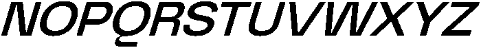 Graftyne Medium Expanded Italic otf (500) Font UPPERCASE