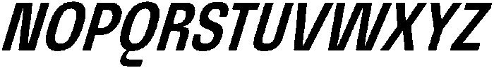 Graftyne Medium Ext Cond Italic otf (500) Font UPPERCASE