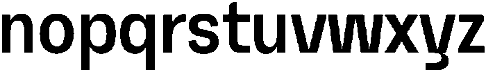 Graftyne Medium Ext Cond otf (500) Font LOWERCASE